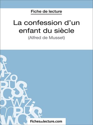 cover image of La confession d'un enfant du siècle